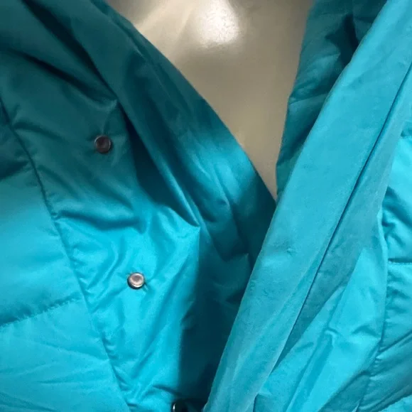 lululemon athletica Blue Hooded Goose Down Puffer Sweater - Picture 4 of 10